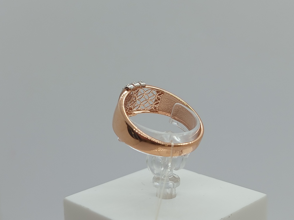 КОЛЬЦО С КАМНЯМИ (Au 585)