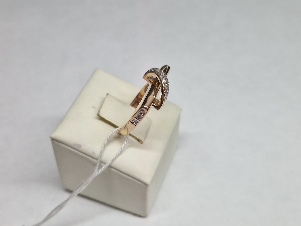 КОЛКМИ585 КОЛЬЦО С КАМНЯМИ (Au 585)