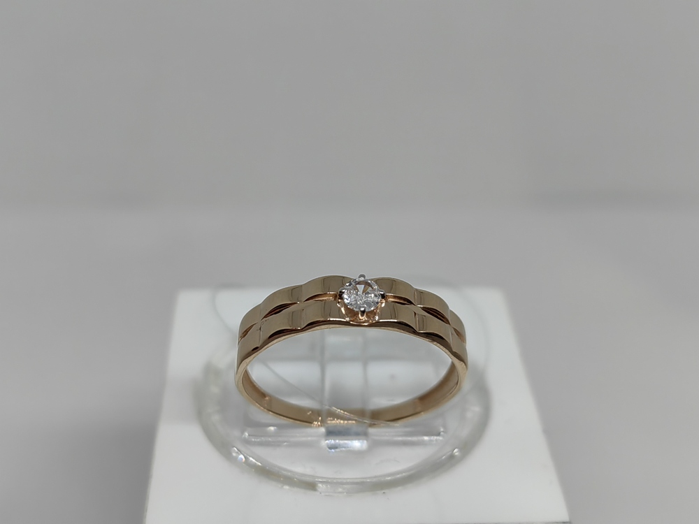 КОЛЬЦО С КАМНЕМ (Au 585)