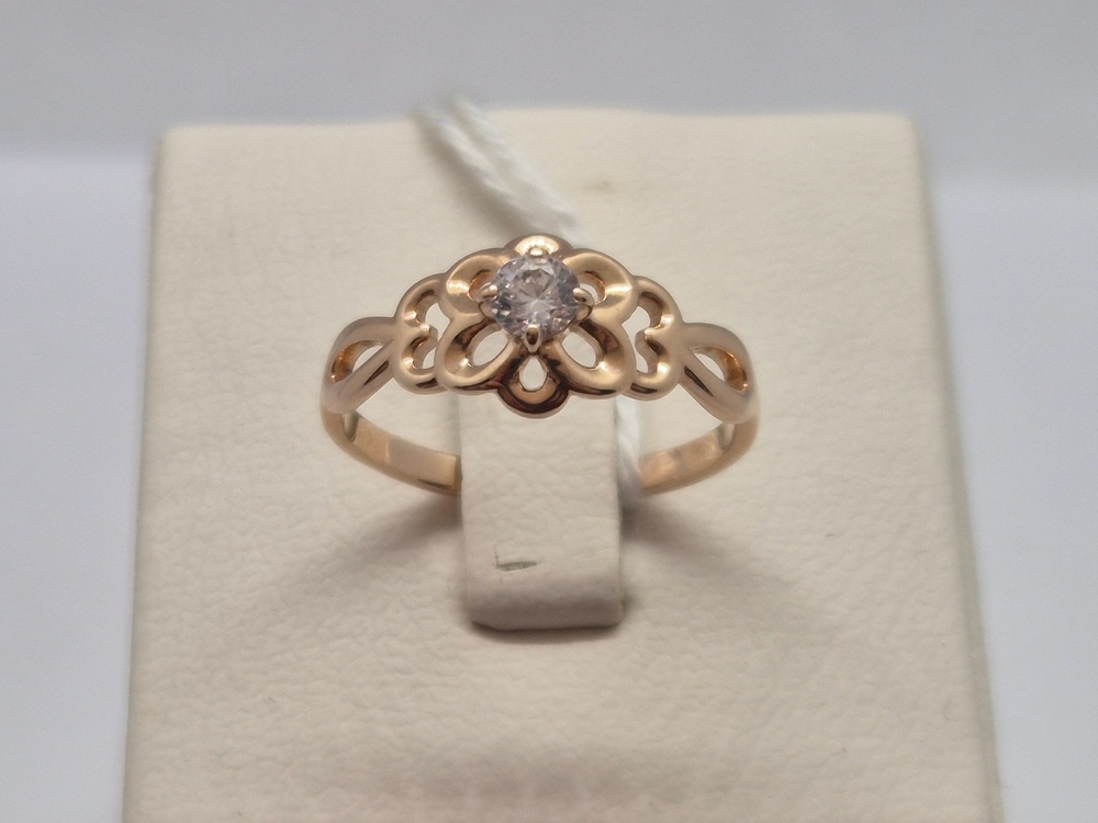 КОЛЬЦО С КАМНЕМ (Au 585)