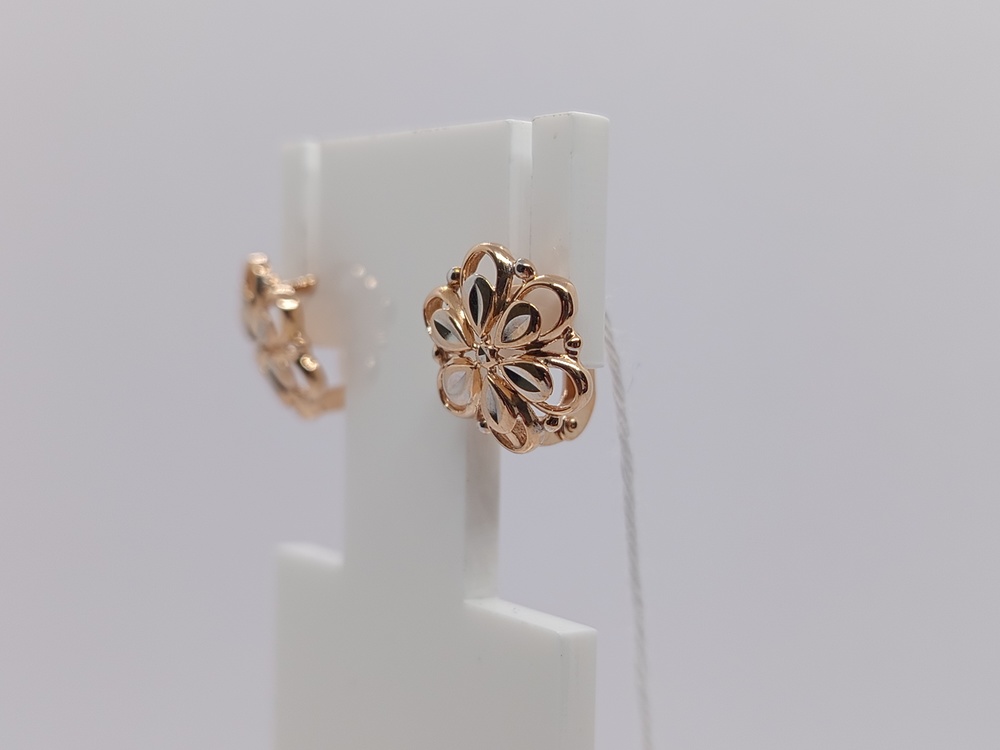 СЕРЬГИ БЕЗ КАМНЯ (Au 585)