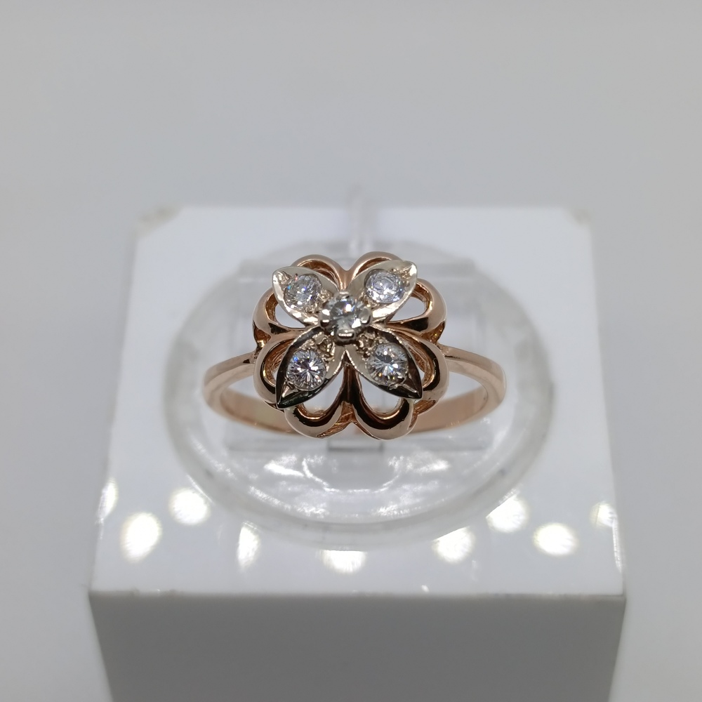 КОЛЬЦО БРИЛЛИАНТ Au 585