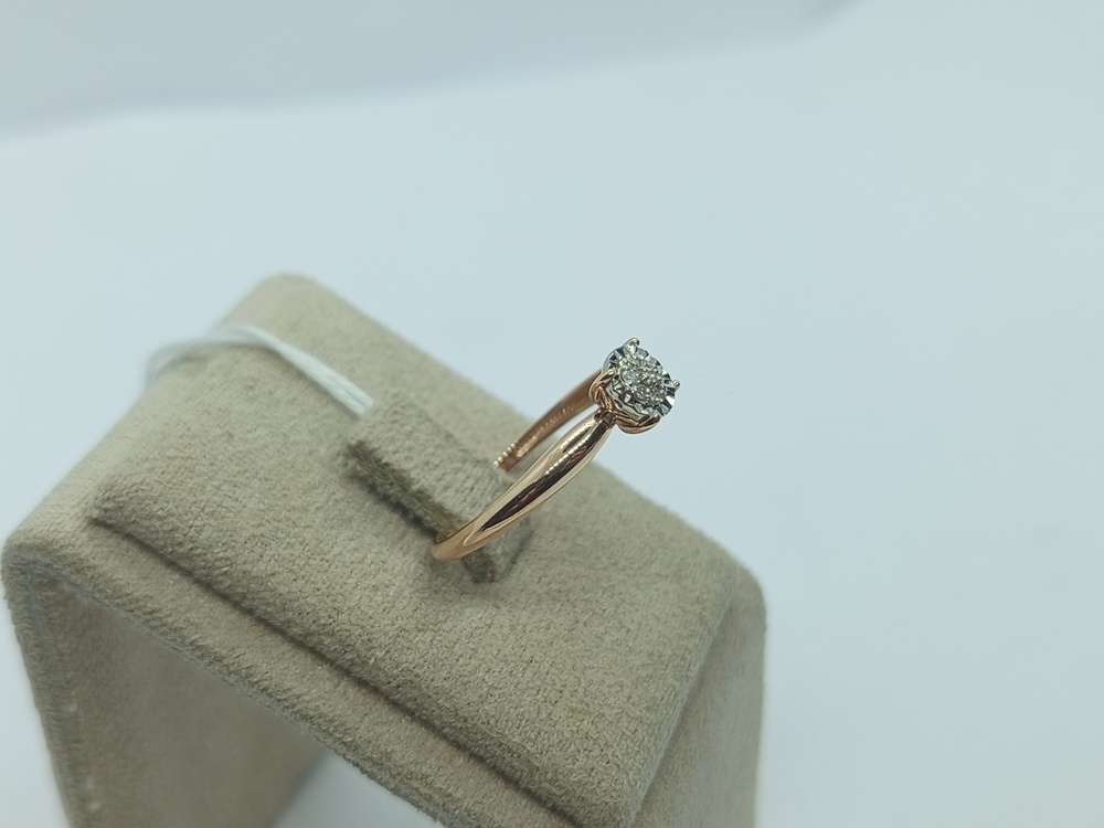 КОЛЬЦО БРИЛЛИАНТ Au 585