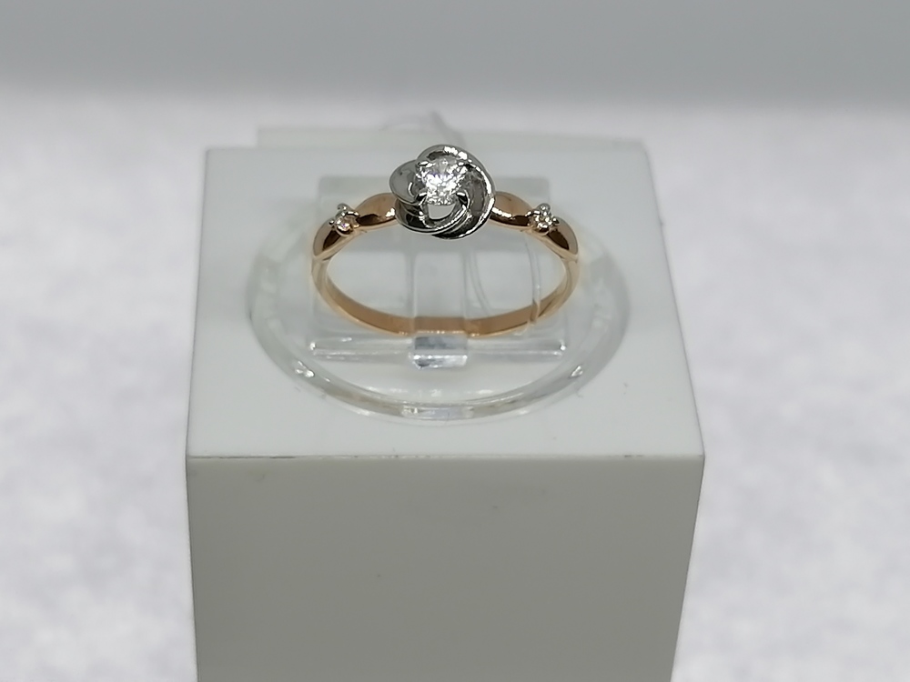 51-110-00209-1 КОЛЬЦО С КАМНЯМИ (Au 585)