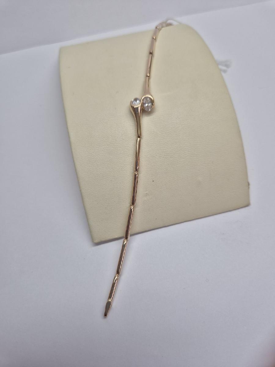 Б585 БРАСЛЕТ С КАМНЯМИ (Au 585)