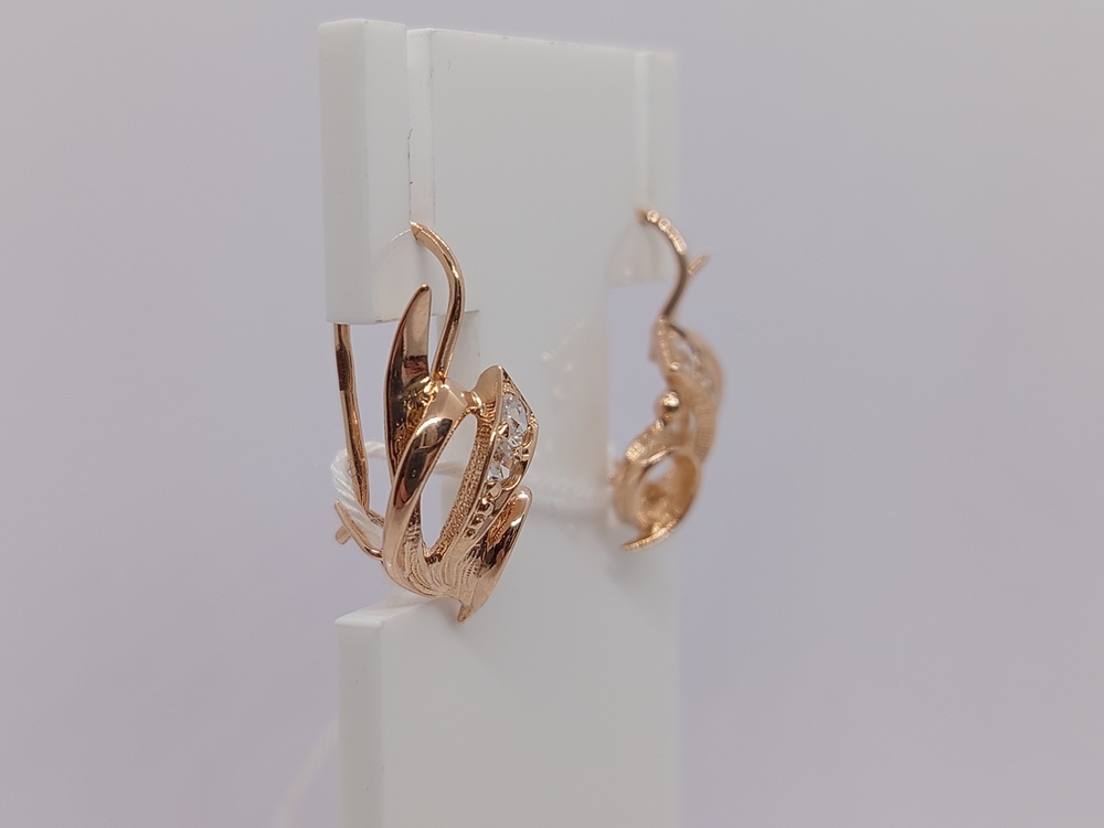 СЕРЬГИ С КАМНЯМИ (Au 585)