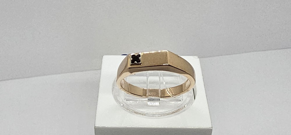 КОЛЬЦО ПЕЧАТКА с камнем (Au 585)