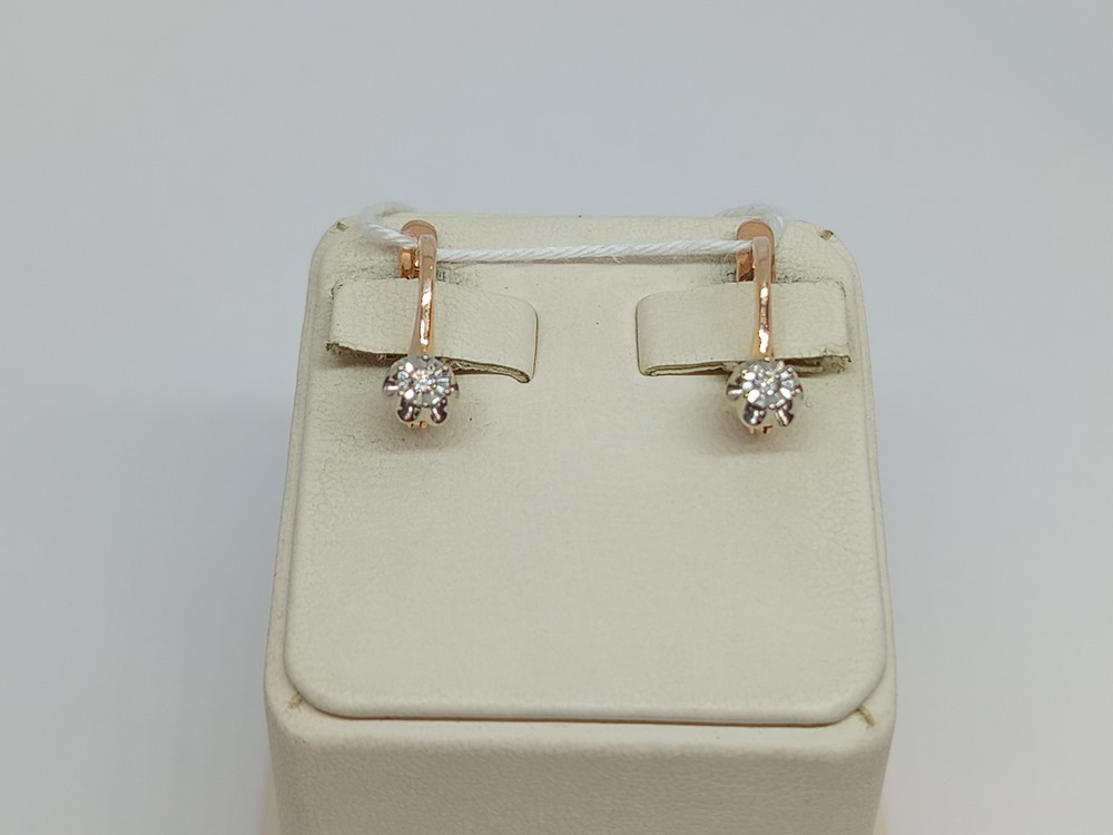 СЕРЬГИ БРИЛЛИАНТ (Au 585)