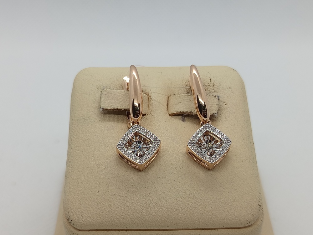 СЕРЬГИ БРИЛЛИАНТ (Au 585)