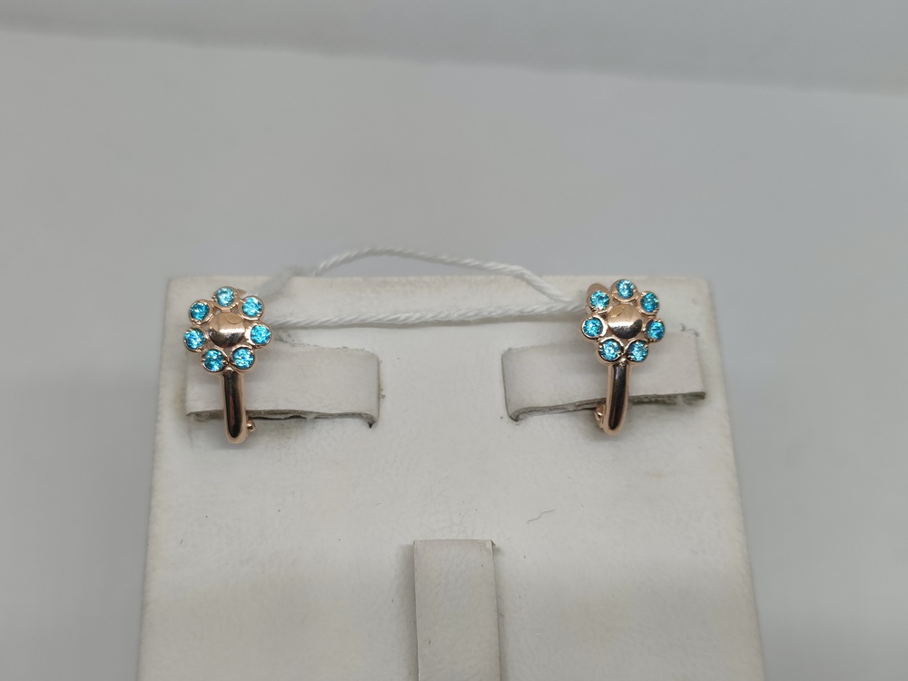 СЕРЬГИ С КАМНЯМИ (Au 585)