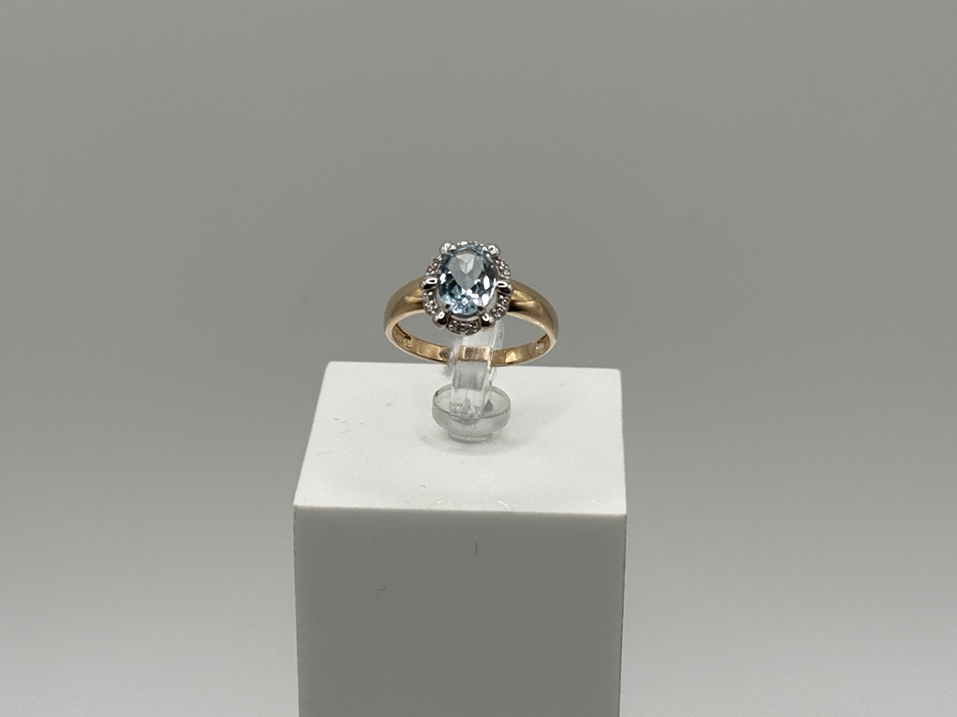 КОЛКМИ585 КОЛЬЦО С КАМНЯМИ (Au 585)