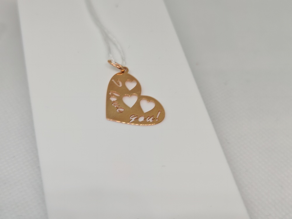 ПОДВЕСКА БЕЗ КАМНЯ Au 585