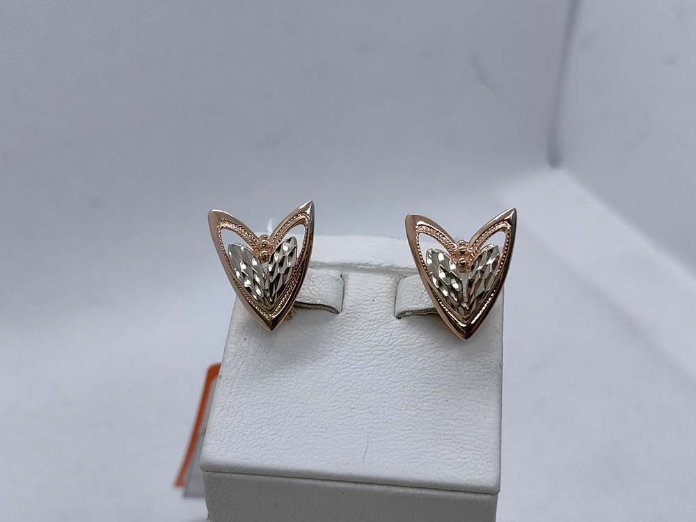 СЕРЬГИ БЕЗ КАМНЯ (Au 585)