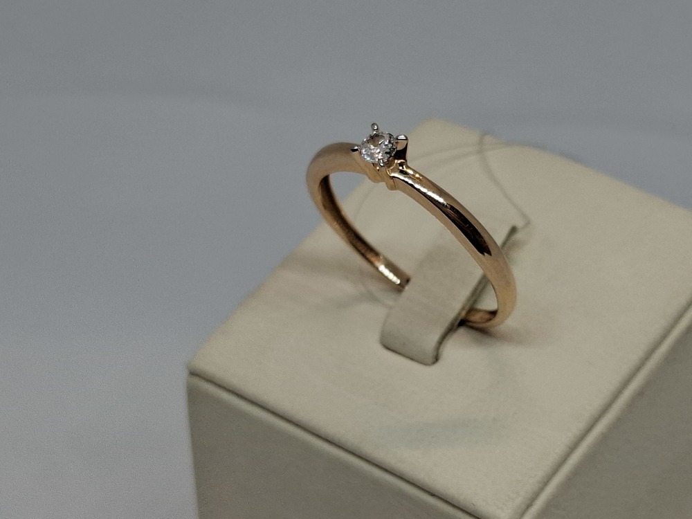 КОЛЬЦО С КАМНЕМ (Au 585)