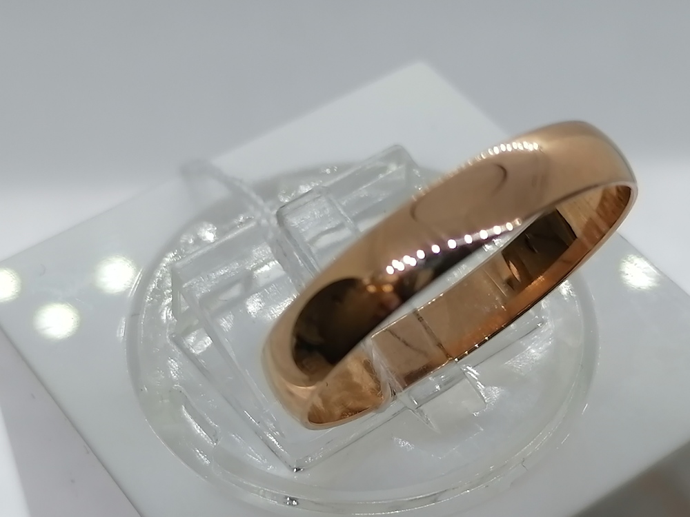 КОЛЬЦО ОБРУЧАЛЬНОЕ гладкое (Au 585)