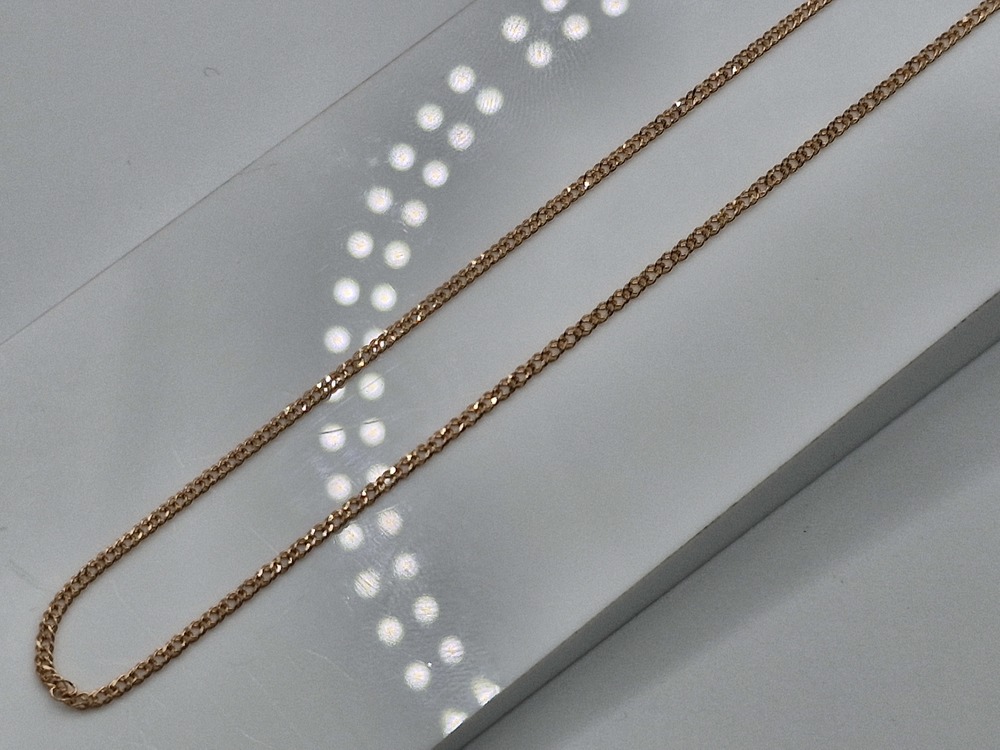 ЦЕПЬ ПОЛНОВЕСНАЯ Ромб двойной (Au 585)