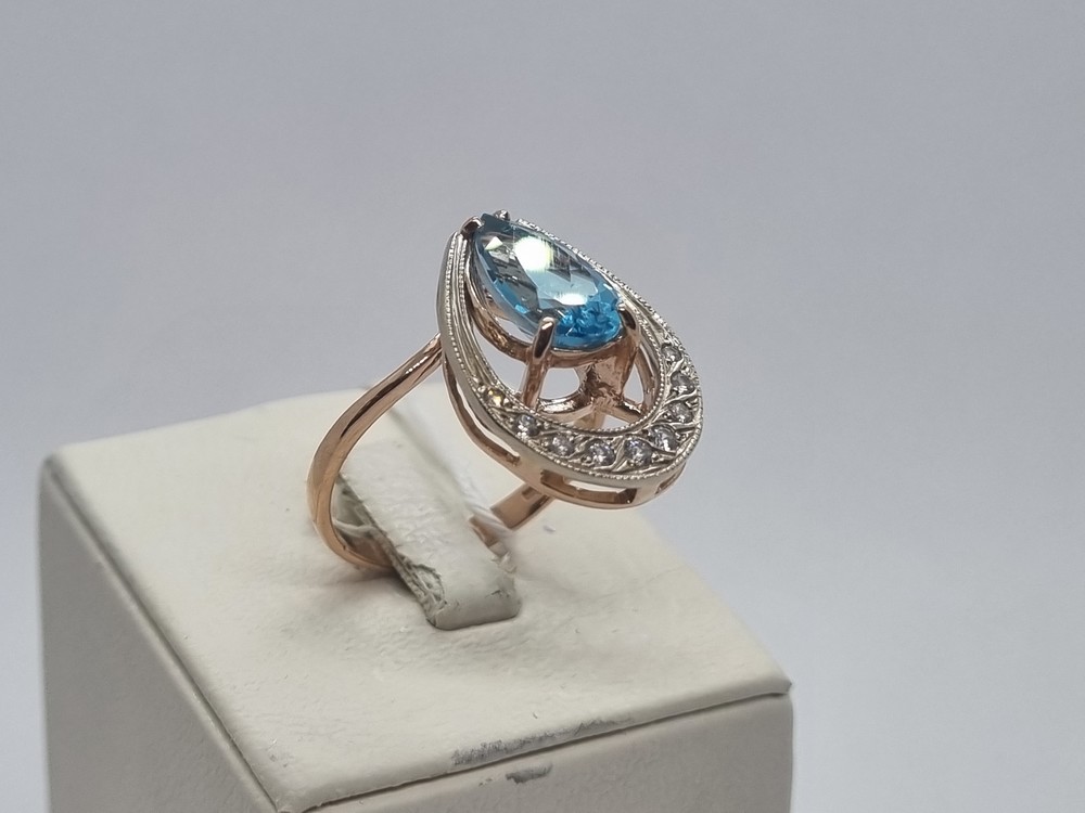 КОЛКМИ585 КОЛЬЦО С КАМНЯМИ (Au 585)