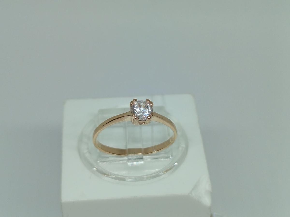 КОЛЬЦО С КАМНЕМ (Au 585)