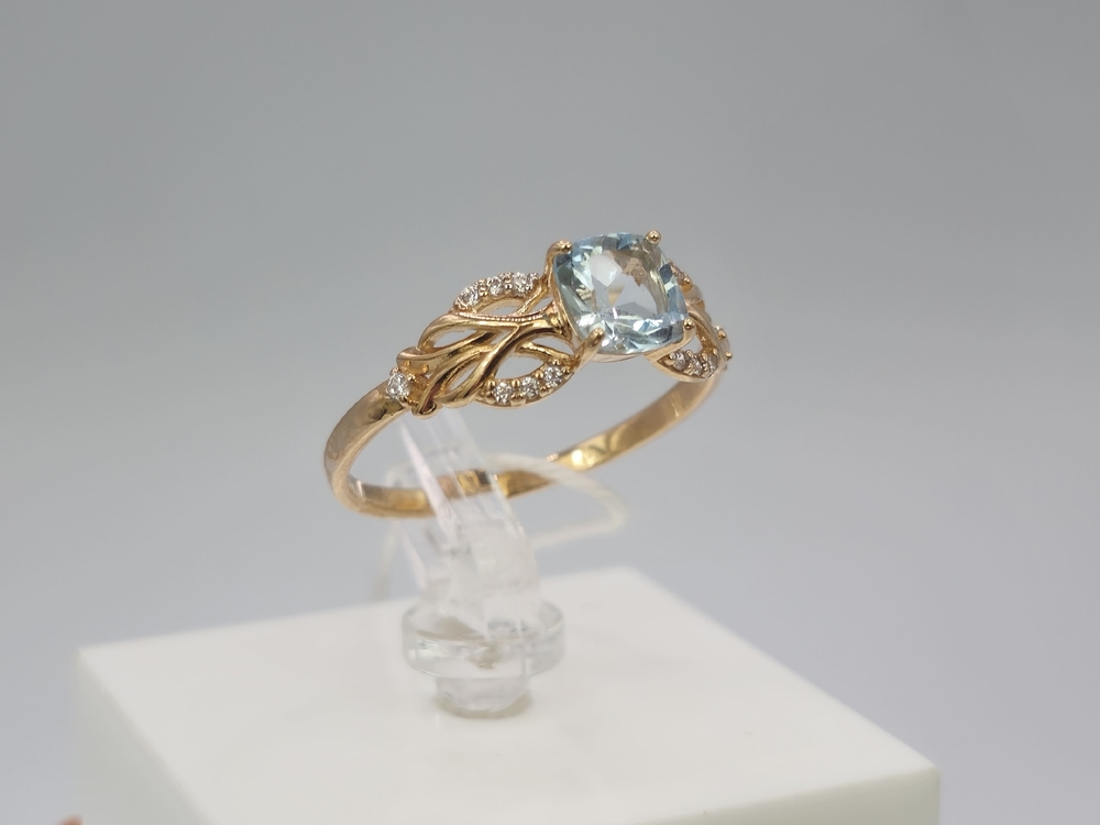 КОЛКМИ585 КОЛЬЦО С КАМНЯМИ (Au 585)