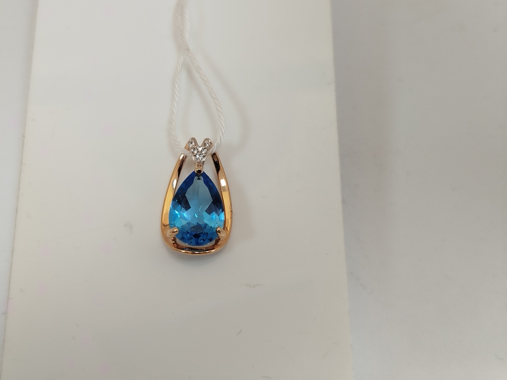 ПОДВЕСКА С КАМНЯМИ (Au 585)