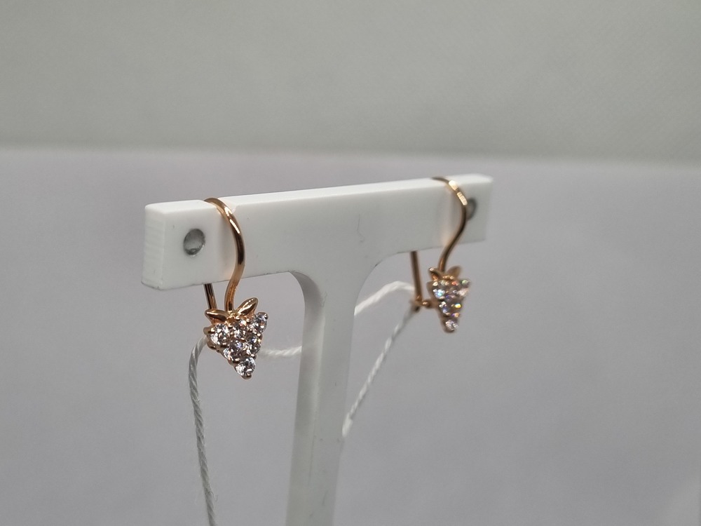 СЕРЬГИ С КАМНЯМИ (Au 585)