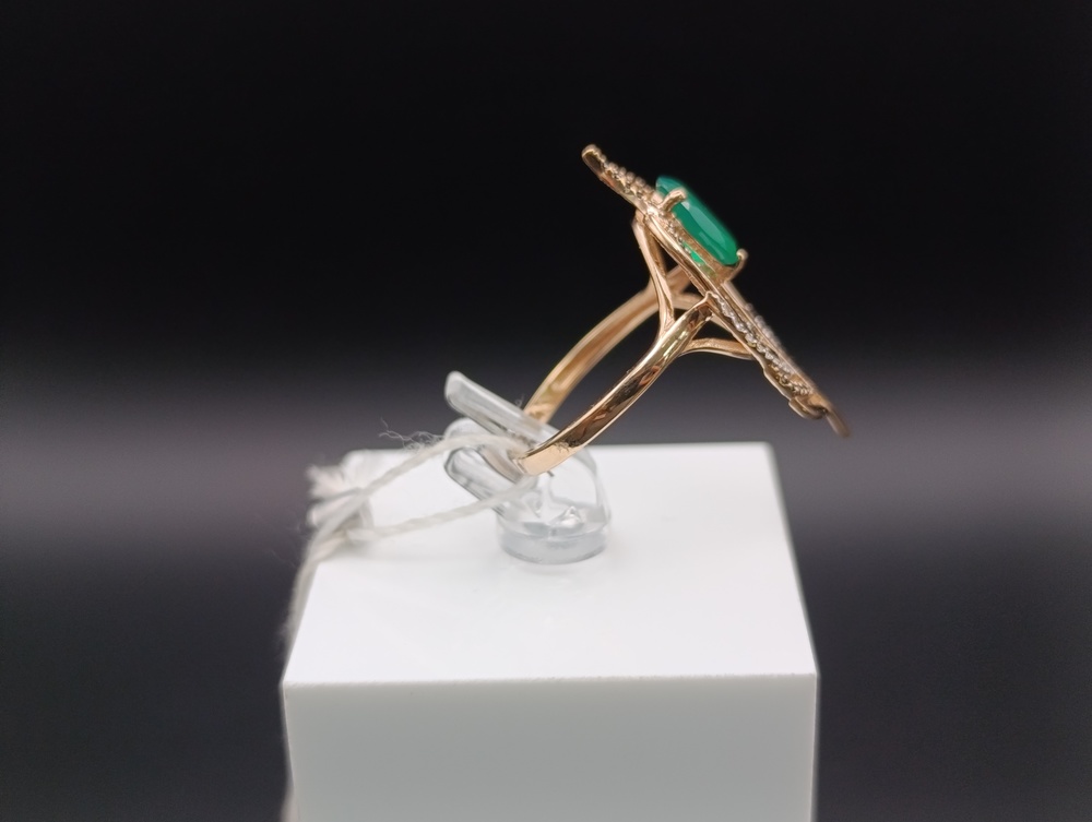 КОЛКМИ585 КОЛЬЦО С КАМНЯМИ (Au 585)