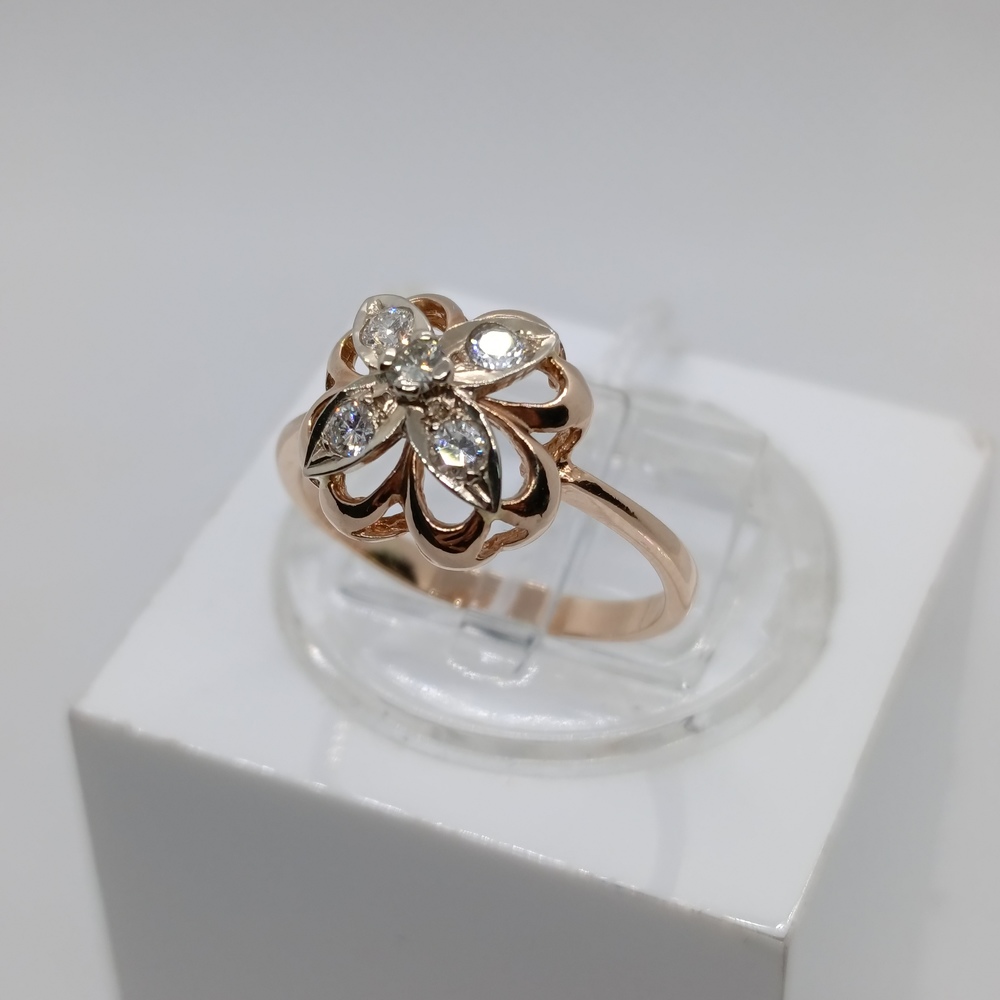 КОЛЬЦО БРИЛЛИАНТ Au 585