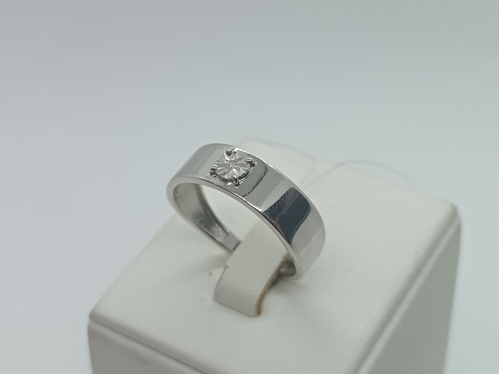 КОЛЬЦО БРИЛЛИАНТ (Ag 925)