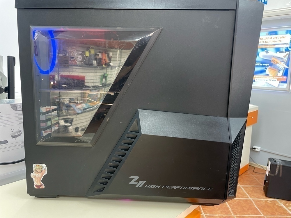 Системный блок ZALMAN; Core i3-4170, Radeon RX 570, 16 Гб, 128 Гб, 500 Гб