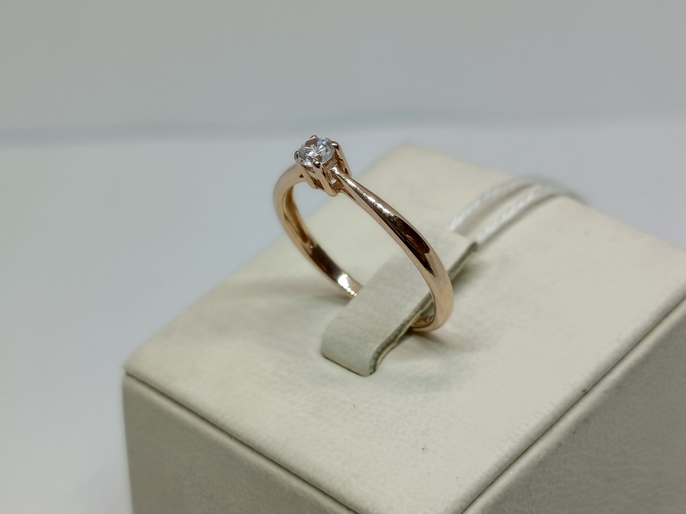 КОЛЬЦО С КАМНЕМ (Au 585)