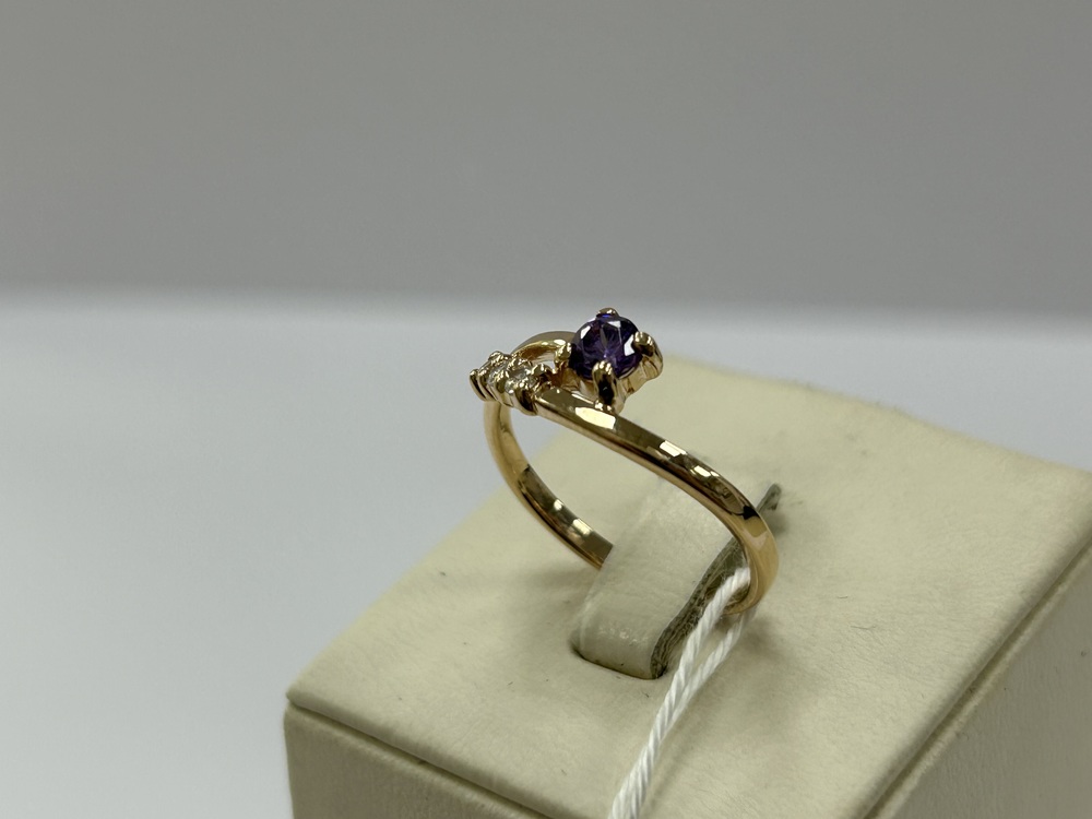 КОЛКМИ585 КОЛЬЦО С КАМНЯМИ (Au 585)