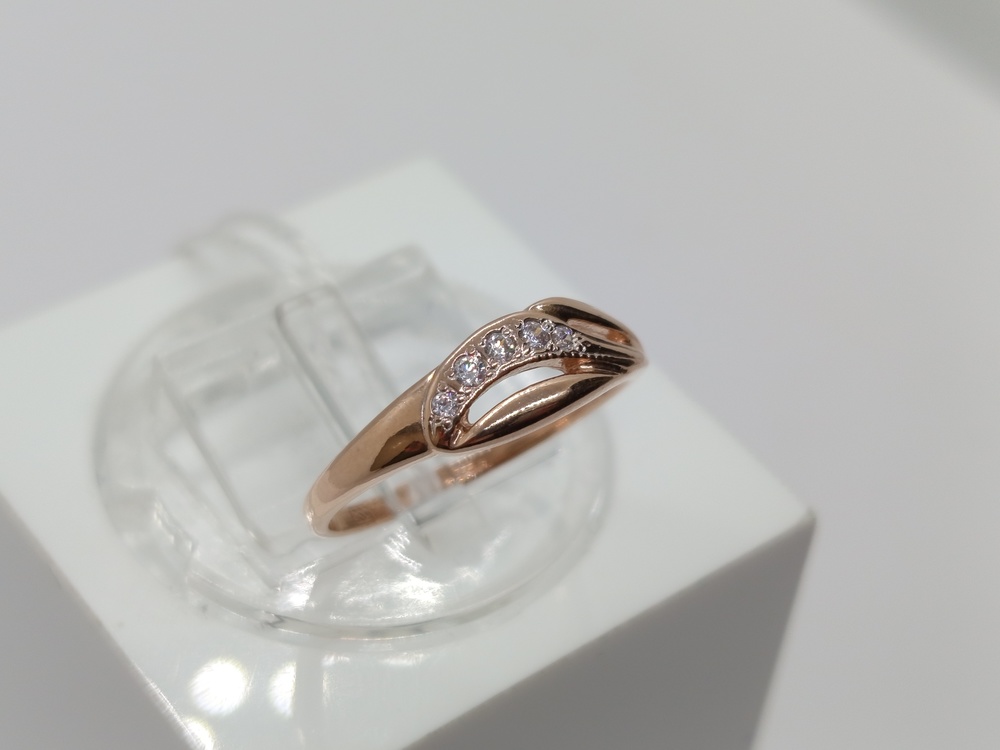 КОЛКМИ585 КОЛЬЦО С КАМНЯМИ (Au 585)