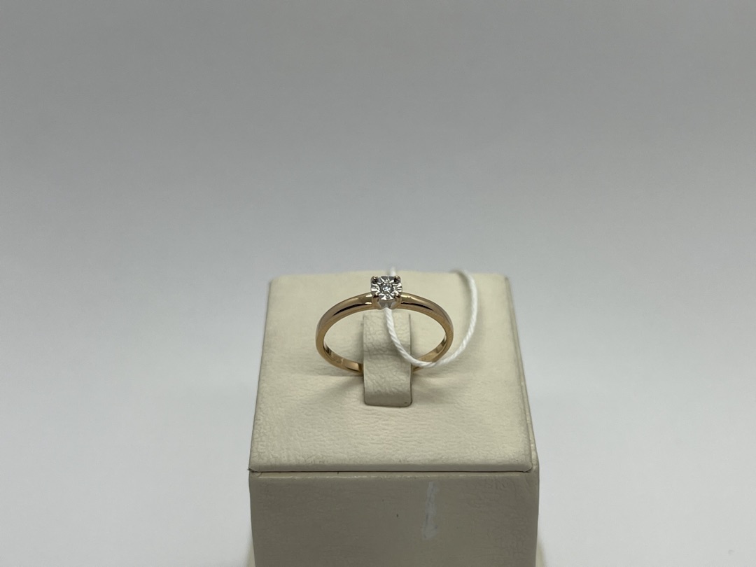 КОЛЬЦО БРИЛЛИАНТ Au 585