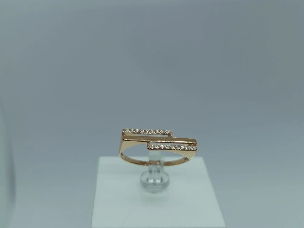 КОЛКМИ585 КОЛЬЦО С КАМНЯМИ (Au 585)