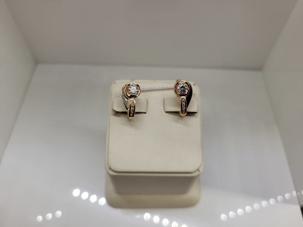 СЕРЬГИ С КАМНЯМИ (Au 585)