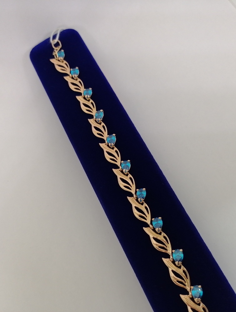 БРАСЛЕТ С КАМНЯМИ (Au 585)