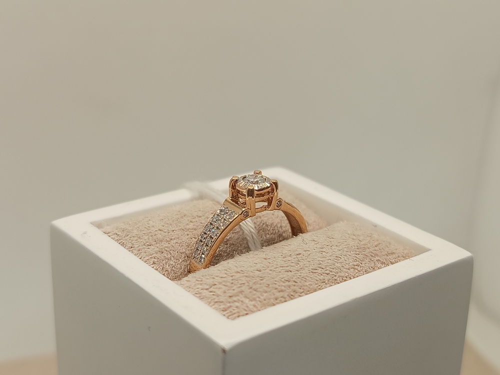 КОЛЬЦО БРИЛЛИАНТ Au 585