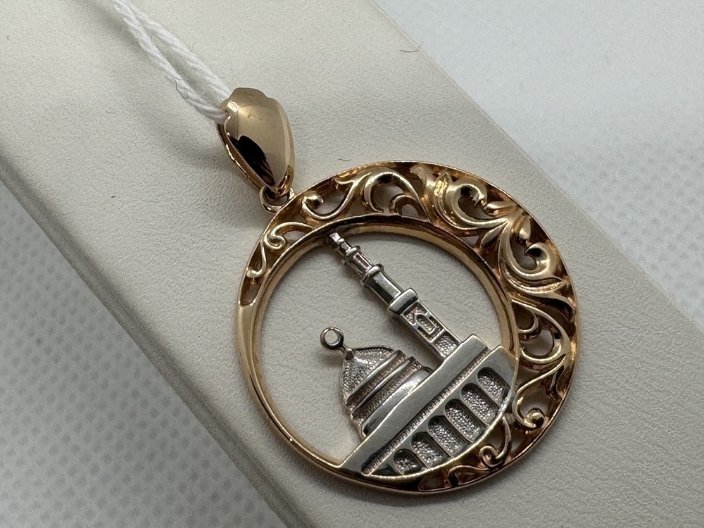 ПОДВЕСКА МЕЧЕТЬ БЕЗ КАМНЯ (Au 585)