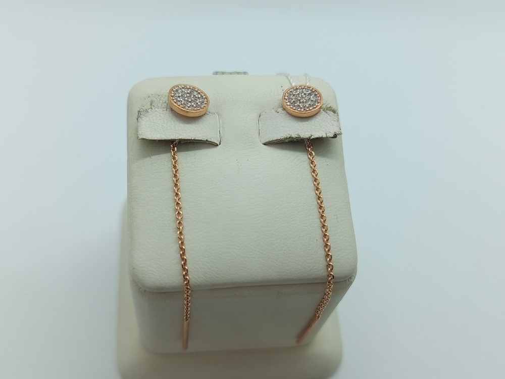  СЕРЬГИ ПРОДЕВКИ (Au 585)