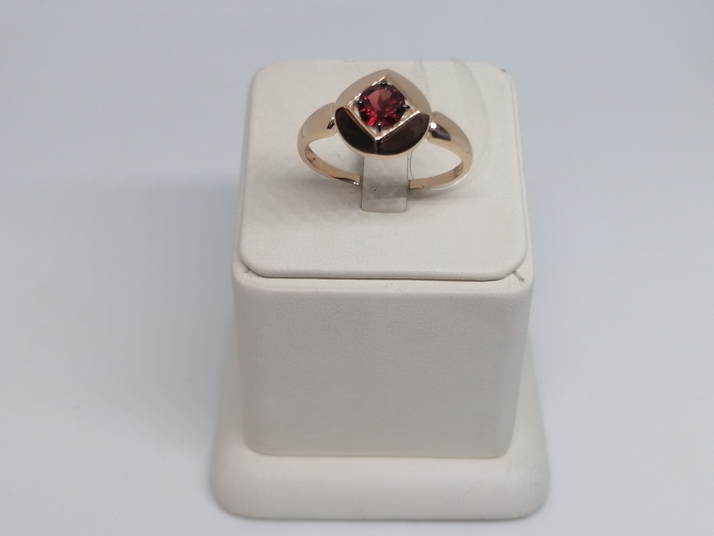 КОЛЬЦО ГРАНАТ (Au 585)