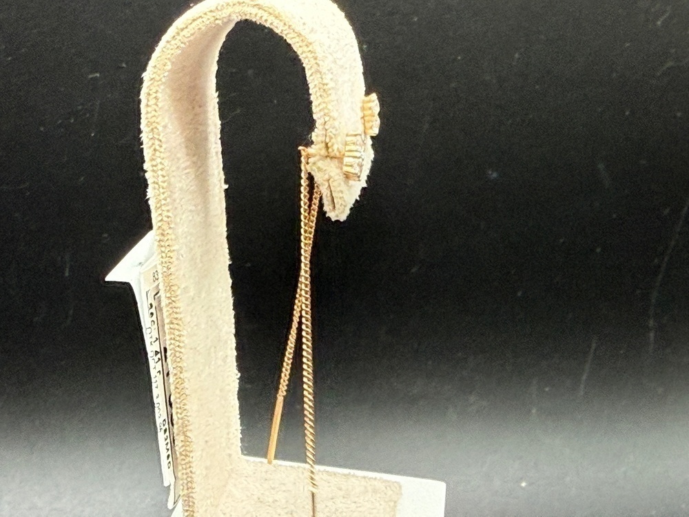 01-218608 СЕРЬГИ С КАМНЯМИ (Au 585)