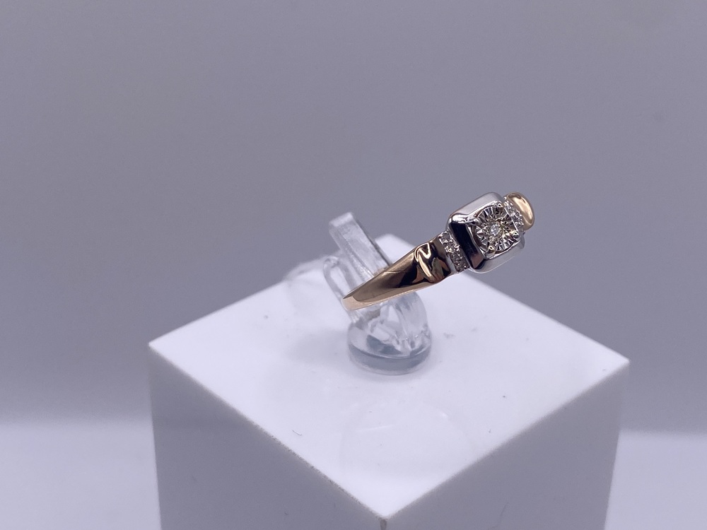 КОЛЬЦО БРИЛЛИАНТ Au 585