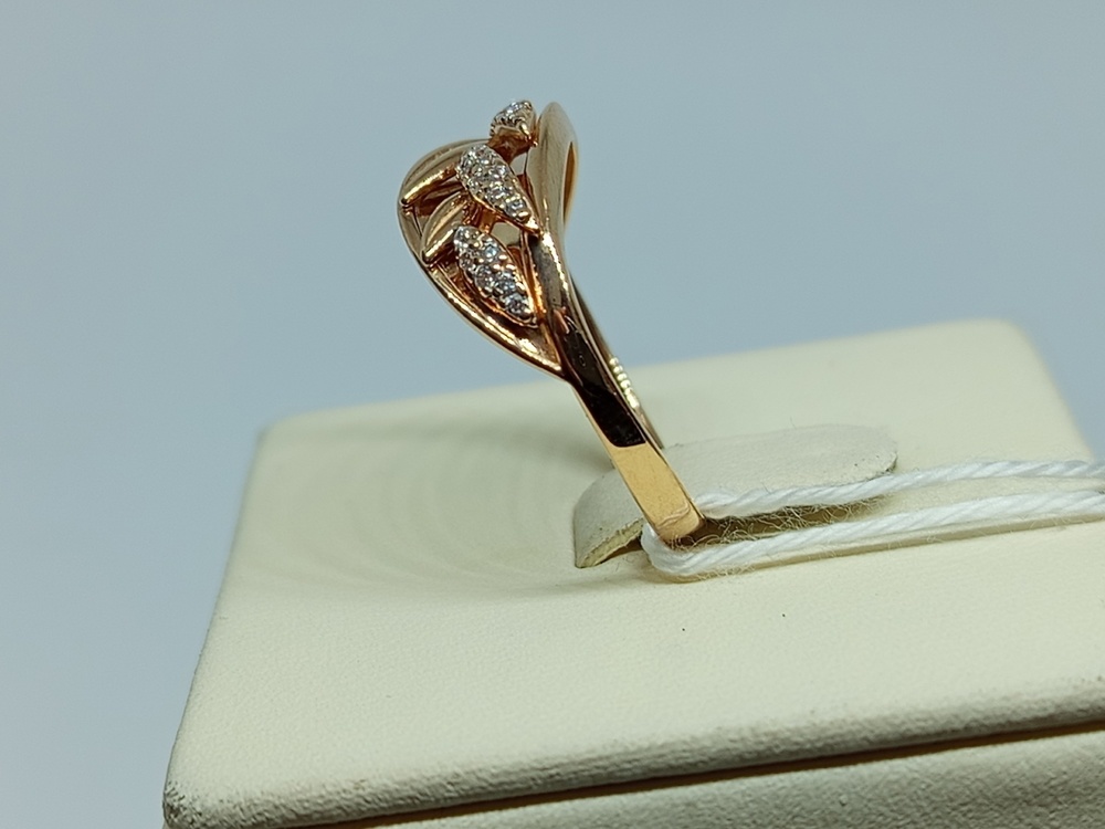 КОЛКМИ585 КОЛЬЦО С КАМНЯМИ (Au 585)