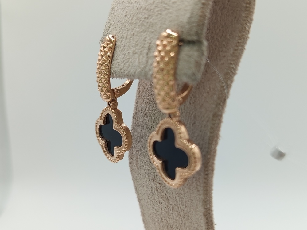 СЕРЬГИ С КАМНЕМ (Au 585)