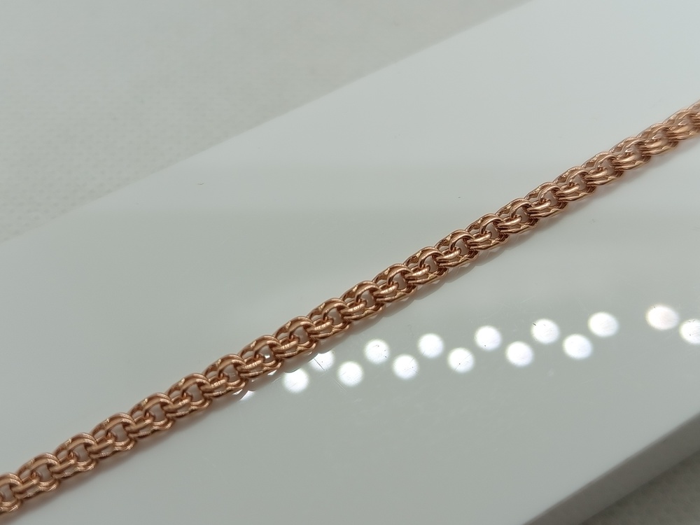 БЛБ585 БРАСЛЕТ ПОЛНОВЕСНЫЙ Бисмарк (Au 585)