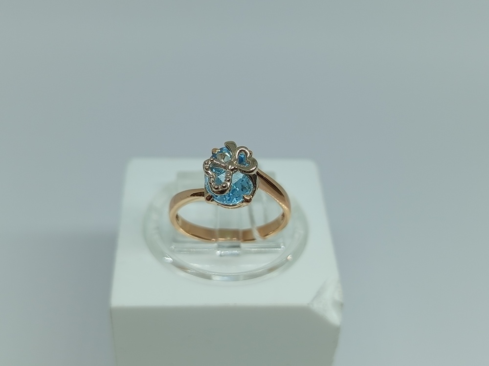 КОЛКМИ585 КОЛЬЦО С КАМНЯМИ (Au 585)