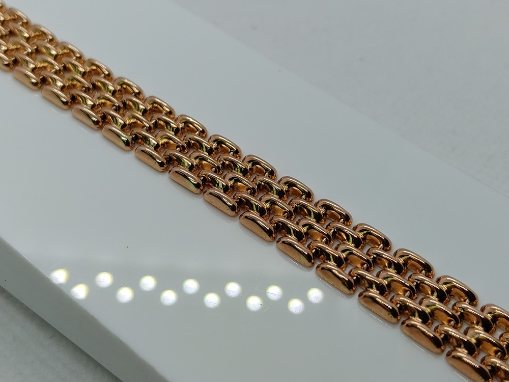 БРАСЛЕТ ПУСТОТЕЛЫЙ Фантазия Au 585