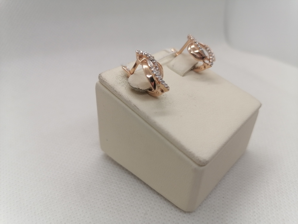 СЕРЬГИ С КАМНЯМИ (Au 585)