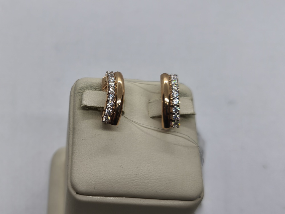 СЕРЬГИ С КАМНЯМИ (Au 585)