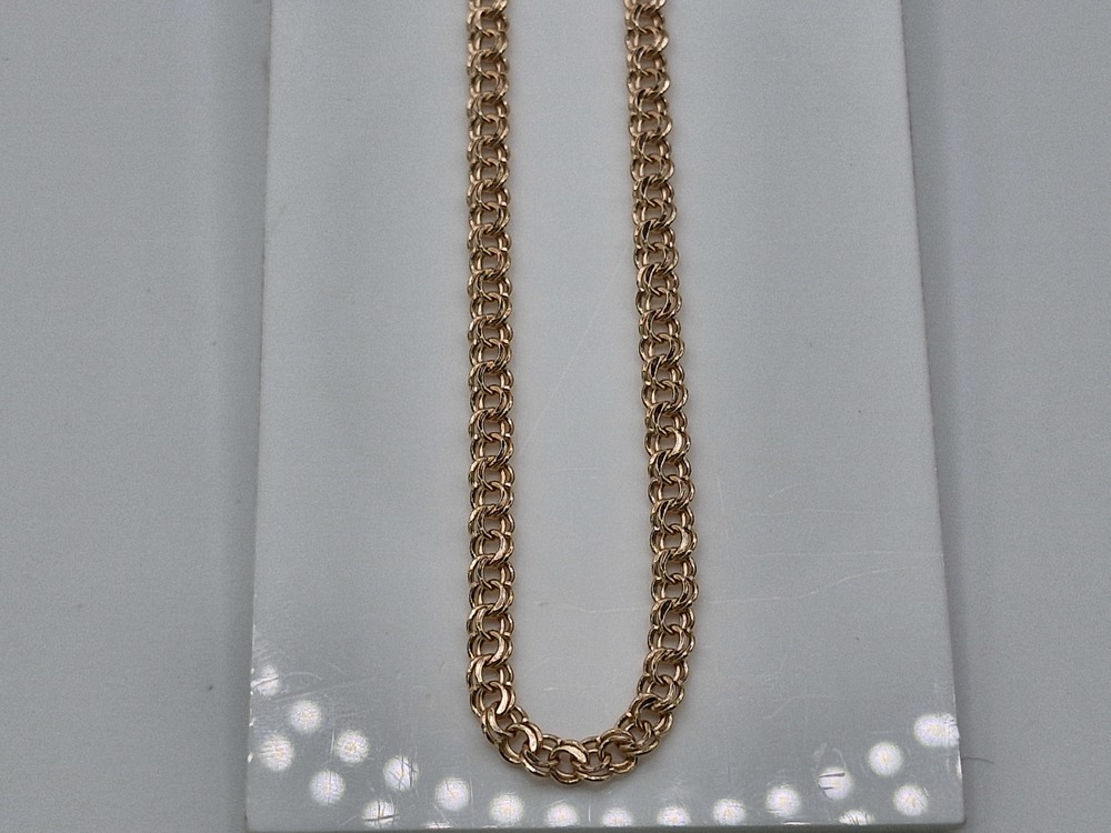 ЦЕПЬ ПУСТОТЕЛАЯ Бисмарк (Au 585)